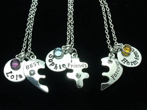 best friend necklaces for 3|friendship necklaces for 3 boys.